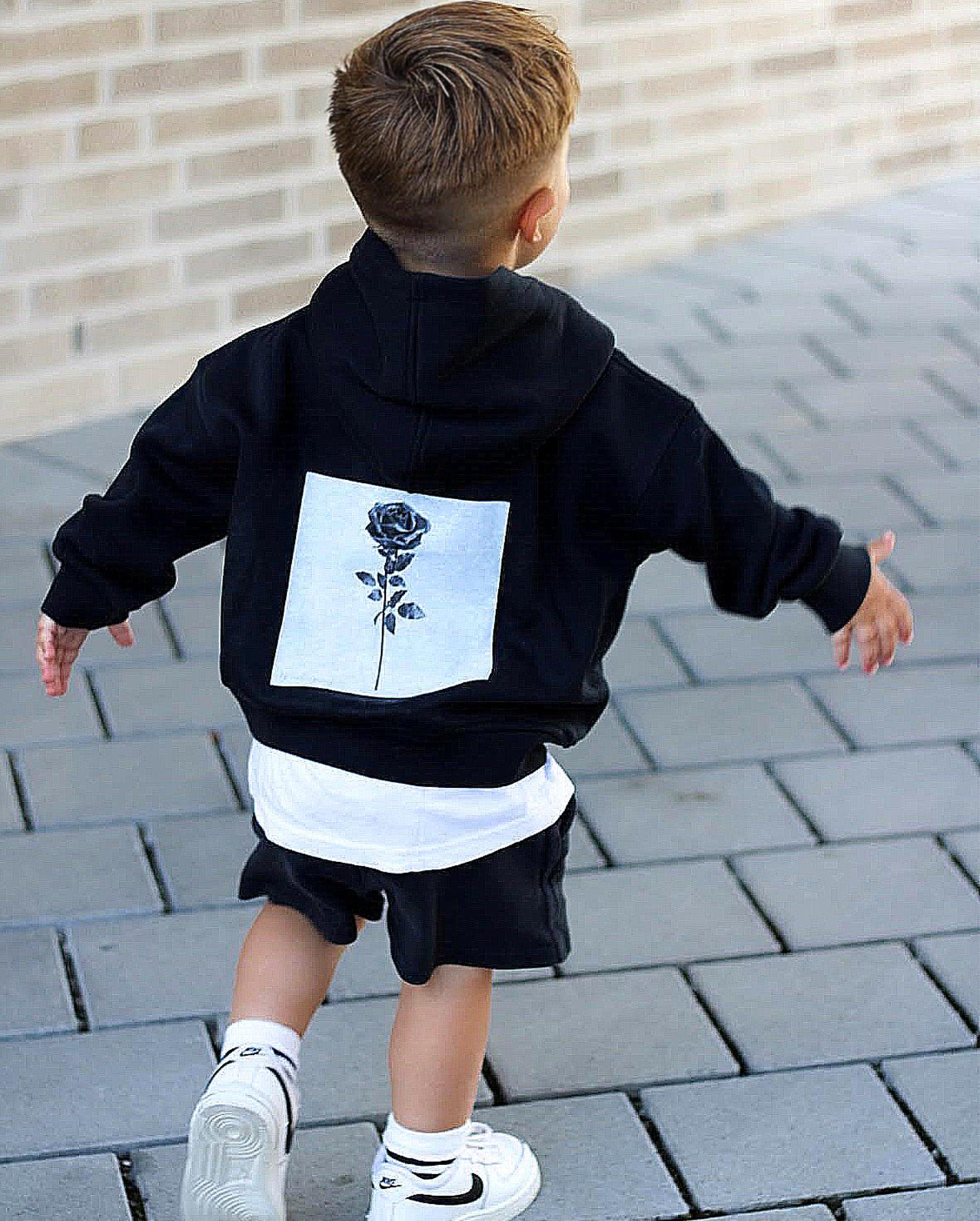 Black Rose - Kids Oversized Hoodie - Rich'n Young