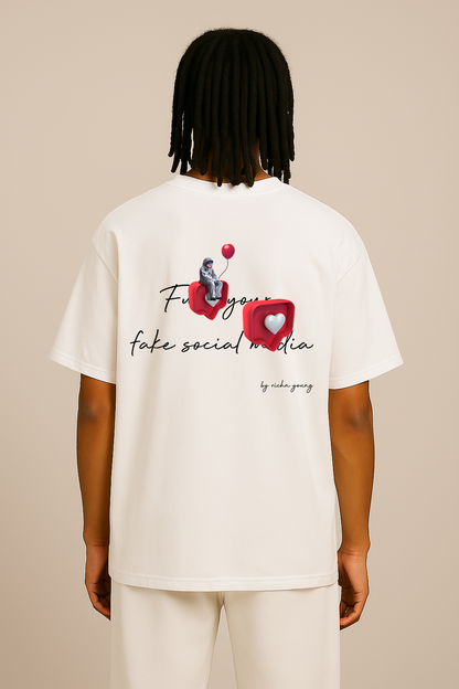 Fu** your fake Social Media - Oversized Shirt - Rich'n Young