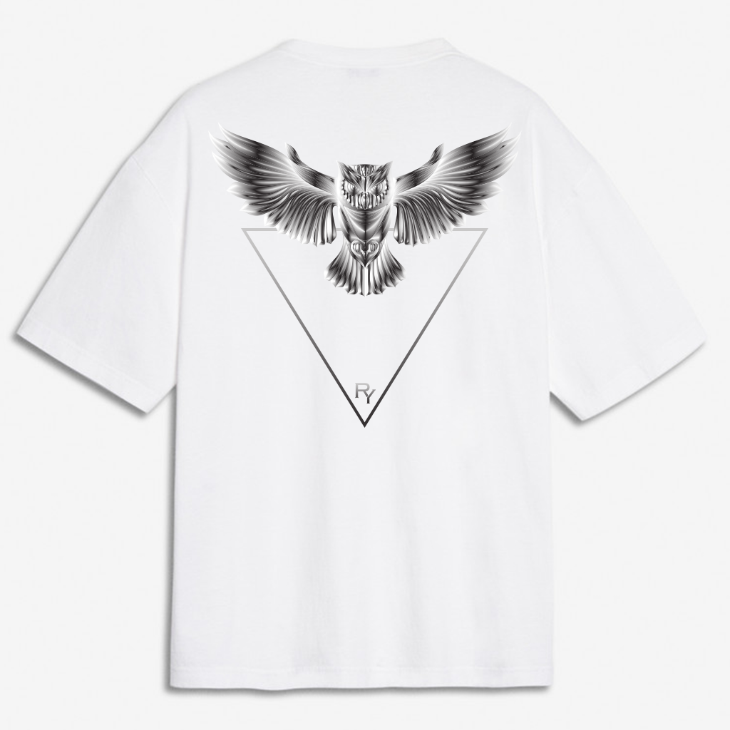 Silver Owl Oversize Shirt - Rich'n Young