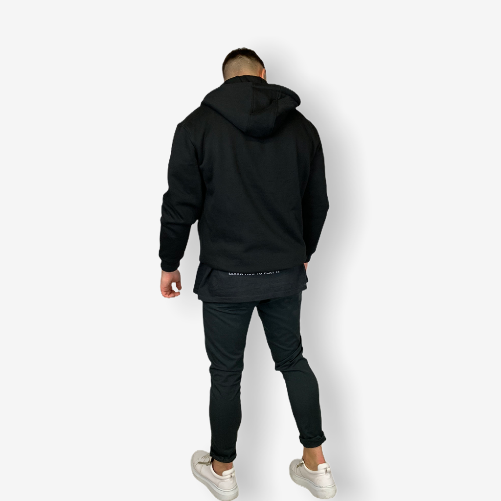 Rich n Young Windbreaker Hoodie Black